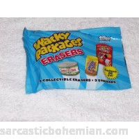 Topps Wacky Packages Erasers Series 2 Pack 3 Erasers & 3 Stickers B005X93866